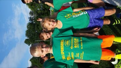 Campers during a summer training drill