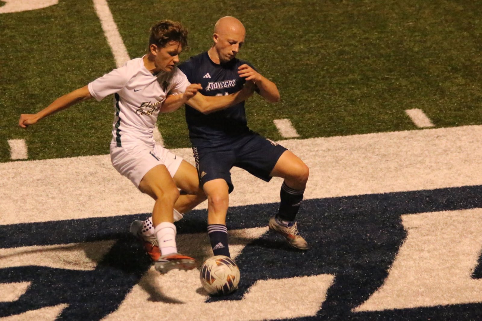 A Highlander drives upfield at Providence